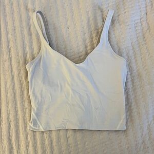 Lululemon White Workout Tank Top